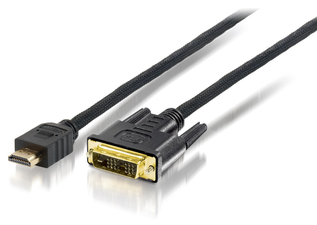 Cabo Equip DVI-D para HDMI 3m Preto 1